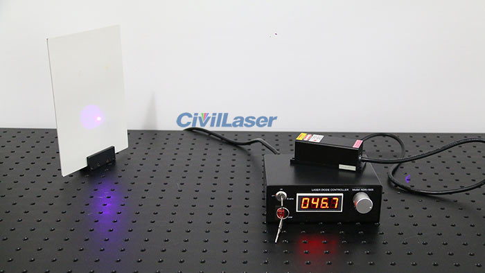 405nm 200mW �_�C�I�[�h���[�U�[ �o�̓p���[�����\