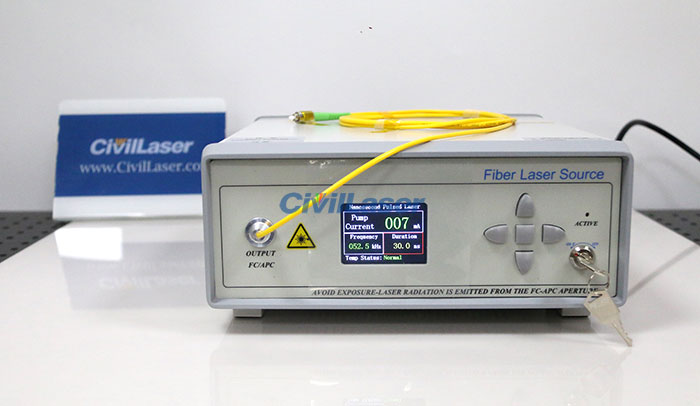 1550nm �i�m�b ���Z�p���X�t�@�C�o�[���[�U�[�V�X�e��