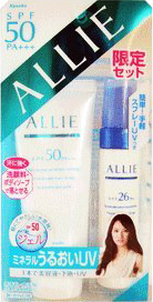 �A���B�[ ALLIE �~�l�������C�X�g 60g����Z�b�g �{�f�B�[UV�~�X�g30ml�t��